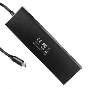 HUE-F7C, USB-Hub, 7x USB 3.2 Gen 1, Cablu de 30 cm USB-C