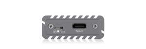 IcyBox External enclosure for M.2 NVMe SSD, USB 3.1 Type-C, Grey