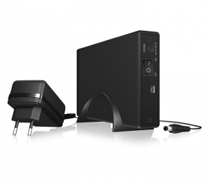 IcyBox External 3,5-- HDD/SSD Case SATA III, USB 3.1 Type-C, Black