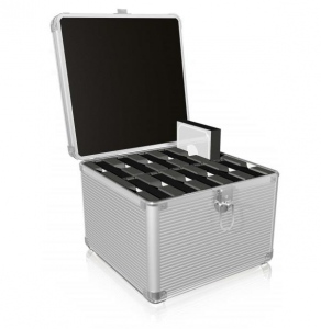 Icy Box Aluminium suitcase for 2.5 und 3.5 HDDs