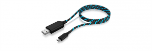 IcyBox USB 2.0 Type A to USB micro-B electroluminescent cable
