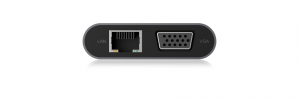 IcyBox Docking Station USB Type-C, 3xUSB, HDMI 4k@30Hz, VGA, SD/microSD