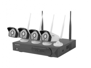 Lanberg monitoring WIFI NVR 4 Channels  + 4 Cameras 2MP