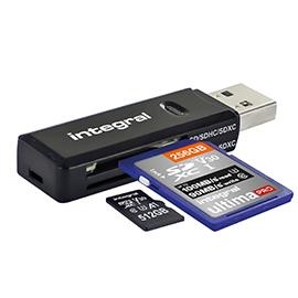 Integral USB 3.1 SD AND MICROSD CARD READER v.2
