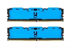 Kit Memorie GOODRAM IRDM X DDR4 16GB (2x8GB) 3000MHz CL16 Blue