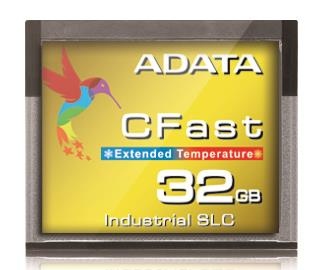 Adata CFast Card 32GB, Wide Temp, SLC, -40 to 85C