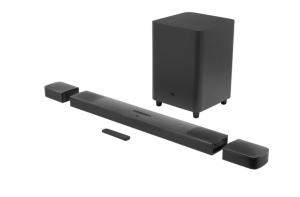 Soundbar JBL Bar 9.1 True Wireless Surround, 5.1.4, 820W, 4K, Dolby Atmos, HDMI, Bluetooth, Wi-Fi, Chromecast, Airplay 2