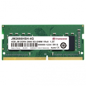 Memorie Laptop Transcend JM 4GB DDR4 2666 Mhz SO-DIMM