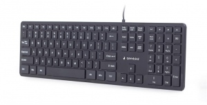 Tastatura Cu Fir Gembird KB-MCH-02 Multimedia USB Neagra