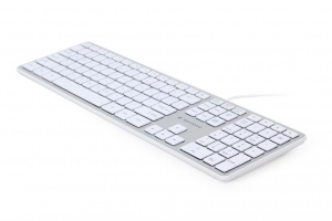 Tastatura Cu Fir Gembird KB-MCH-02-W Multimedia USB, Alb-Gri