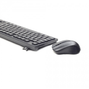Kit Tastatura + Mouse Wireless Gembird Desktop set Black, 