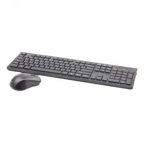 Kit Tastatura + Mouse Wireless Gembird Desktop set Black, 