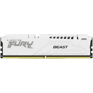 Kingston 32GB 5600MT/s DDR5 CL36 DIMM FURY Beast White RGB EXPO, EAN: 740617333510