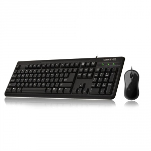Kit Tastatura + Mouse Cu Fir Gigabyte Set KM3100, Black