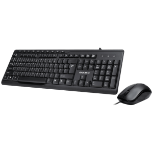 Kit Tastatura + Mouse Cu Fir  Gigabyte GK-KM6300, Negru