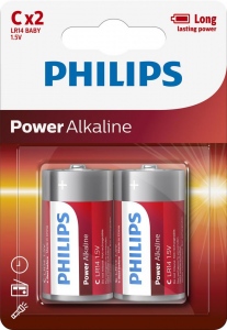 PH POWER ALKALINE C 2-BLISTER