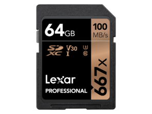 Card De Memorie Lexar 64GB SDXC CLS10 UHS-I  Black