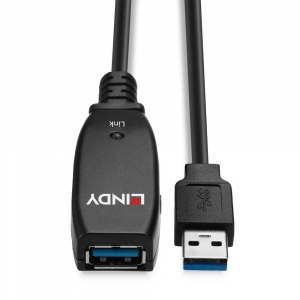Cablu Lindy 15m USB 3.0 Active Extension