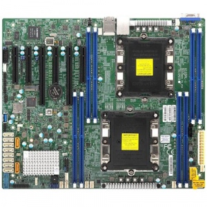 Placa de Baza Server Supermicro MBD-X11DPL-I-B 2 x LGA 3647 Intel C621 8 x DDR4 Slots 2 x 1GbE LAN 10 x SATA3 Ports RAID 0,1,5,10, 4xUSB 2.0 + 3xUSB 3.0, 1xVGA, 1xCOM, 2xPCI-E 3.0 x16, 3xPCI-E 3.0 x8, 1xPCI-E 3.0 x4, ATX Bulk
