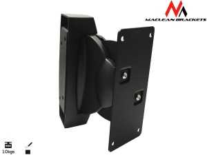 Maclean MC-535 2x Adjustable Wall Mount Satellite Speaker Brackets 10KG Tilt