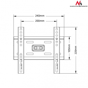 Suport Maclean MC-777 TV for LED LCD Plasma 13-42-- 35kg max vesa 200x200