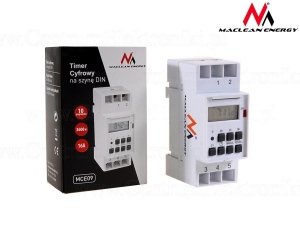MACLEAN MCE09 Maclean MCE09 Programmable Digital Timer Switch Time Relay Switch DIN