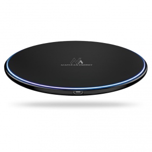 Maclean MCE250B wireless charger, Fast Charge, black