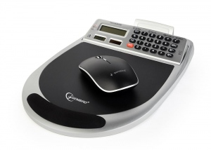 Gembird USB combo mouse pad with 3port hub, card reader, calculator, thermometer