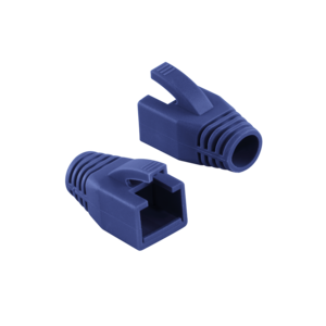 LOGILINK - Strain Relief Boot 8.0 mm for Cat.6 RJ45 plugs, blue