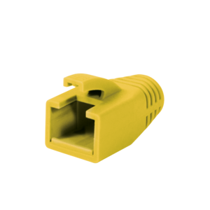 LOGILINK - Strain Relief Boot 8.0 mm for Cat.6 RJ45 plugs, yellow