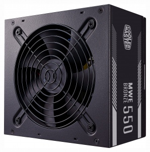 SURSA COOLER MASTER  550W (real), MWE 550 Bronze V2, silent HDB fan 120mm, 80 Plus Bronze, 2x PCI-E (6+2), 6x S-ATA 