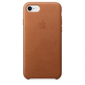 Apple iPhone 7/8 Leather Case Saddle Brown