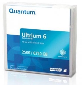 Quantum data cartridge, LTO Ultrium 6 (LTO-6), non-labeled