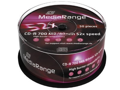 MediaRange  CD-R 52x 700MB Cake50