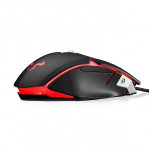 Mouse gaming Riotoro Aurox negru iluminare RGB