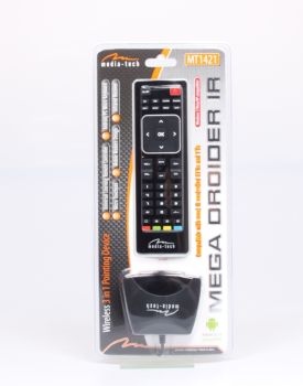 Tastatura Wireless Media -Tech Micro MEGA DROIDER IR, Neagra