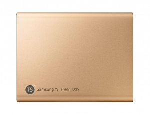 SSD Samsung External T5 Portable, 1 TB, 540/540Mb/s, USB 3.1 Gen.2, GOLD