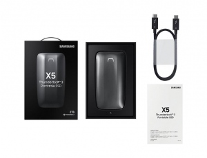 SSD Extern Samsung X5 series 2TB Thunderbolt
