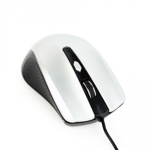 Mouse Cu Fir Gembird Optical 1200 DPI, USB, Black-Silver