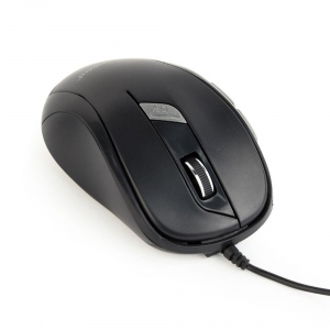 Mouse Cu Fir Gembird Optical MUS-6B-01, 1600 DPI, USB, Black