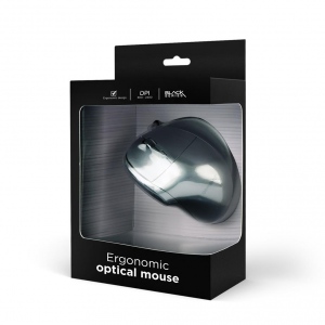 Mouse Cu Fir Gembird Ergonomic 6-button Optical, 2400 DPI, USB, Spacegrey