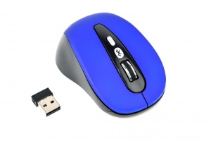 Mouse Wireless Gembird 6-button Bluetooth Optical mouse, Albastru