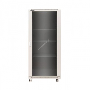 Linkbasic rack cabinet 19-- 42U 600x1000mm gri (smoky-gray glass front door)