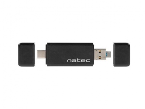 Card Reader Natec Earwig SD/MICRO SD USB 2.0 USB-C Black