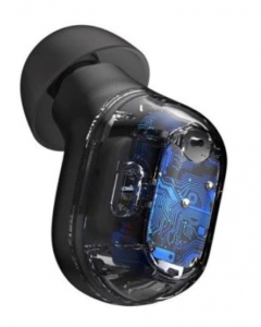 CASTI Baseus Encok, true wireless, intraauriculare - butoni, pt smartphone, microfon pe casca, conectare prin Bluetooth 5.0, negru, 