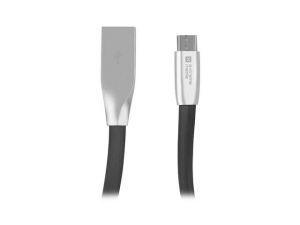 Extreme Media cable microUSB  to USB (M), 1m, Black