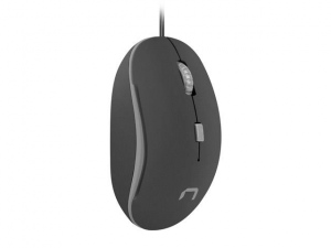 Mouse Cu Fir  Natec SPARROW USB, Optic 1200 DPI  Negru - Gri