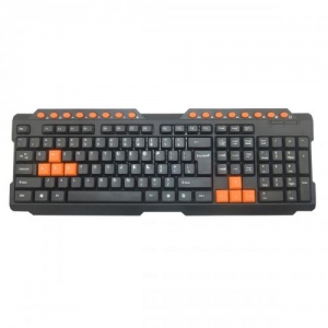 Tastatura Cu Fir Omega OK-26US - USB Black-Orange