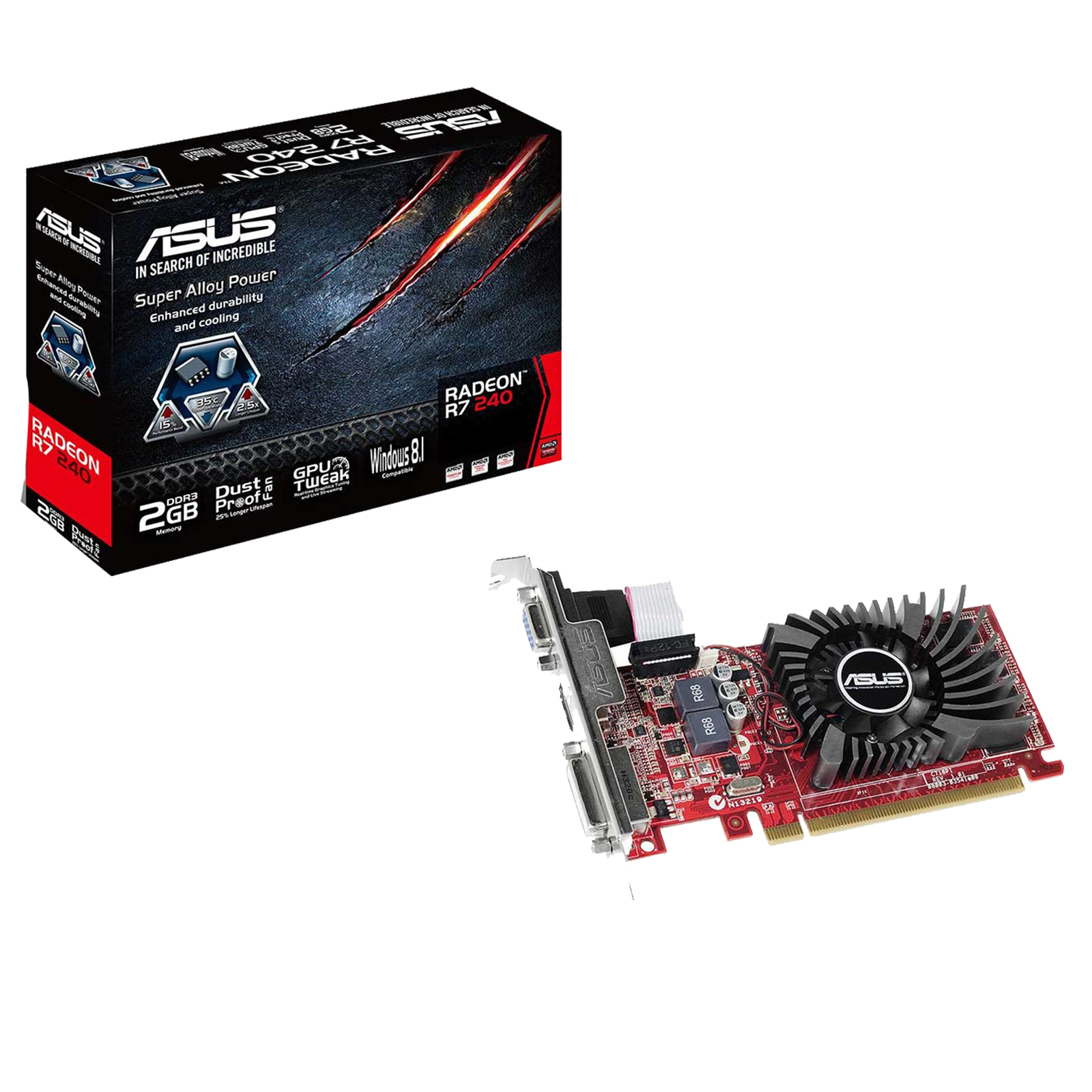 wooden Alphabetical order Journey ▷ Placa Video Asus AMD Radeon R7 240 2GB DDR3 128 bit - PcBit.ro - PcBit  Electronics