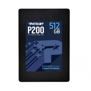 SSD Patriot 512GB P200 2.5 inch SATA III 6Gb/s, R/W 530/460 MB/s